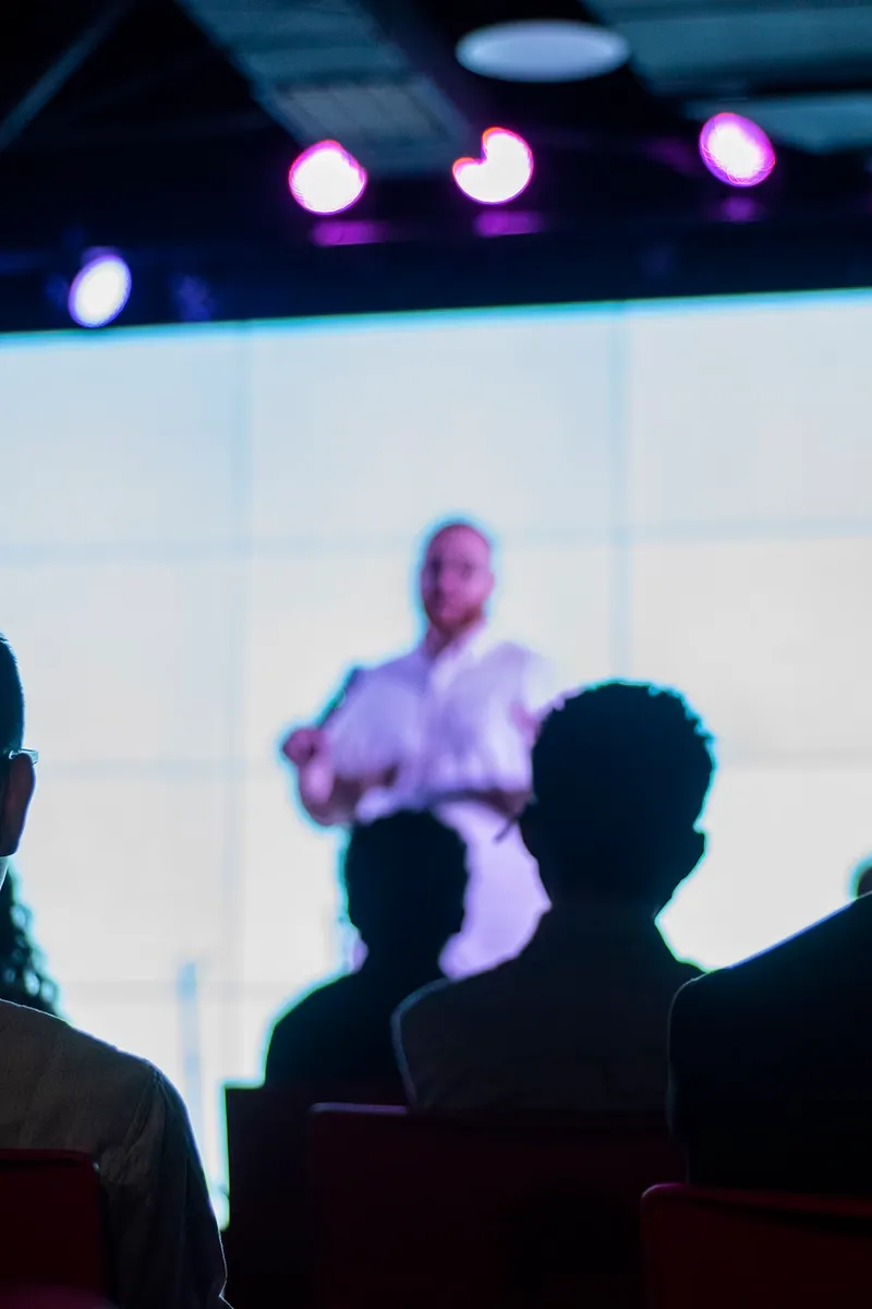 Designers collaborating during a grid systems workshop